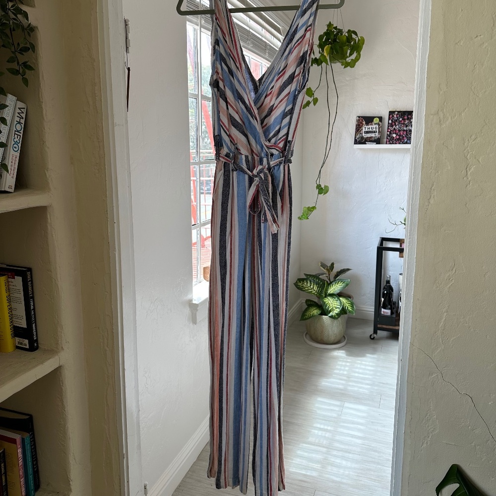 Striped Jumpsuit